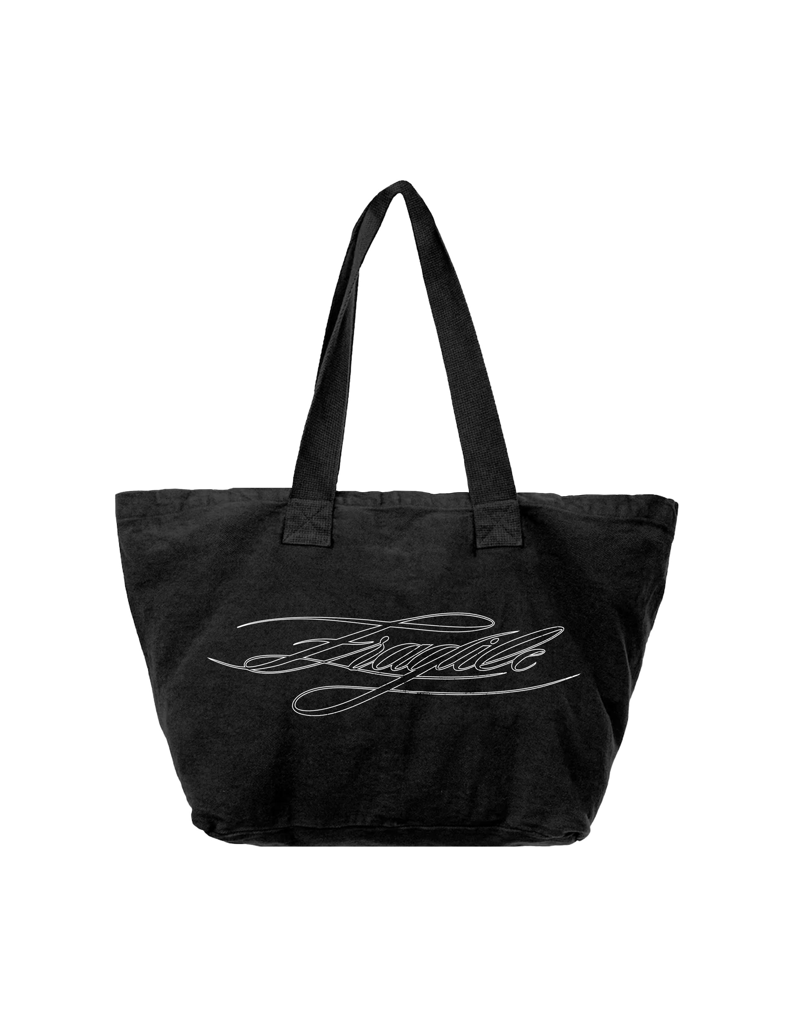 FRAGILE BIGGER THAN LIFE DENIM TOTE